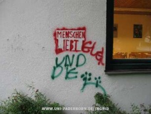 MENSCHEN LIEBT! EUch UND DIE