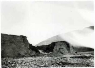 Rio Léon. Zerschnitter Kegel eines Nebenflusses. Jujuy