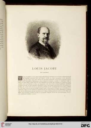 Louis Jacoby - ein Lebensbild