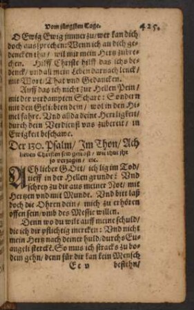 Der 130. Psalm ...