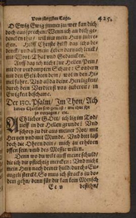 Der 130. Psalm ...