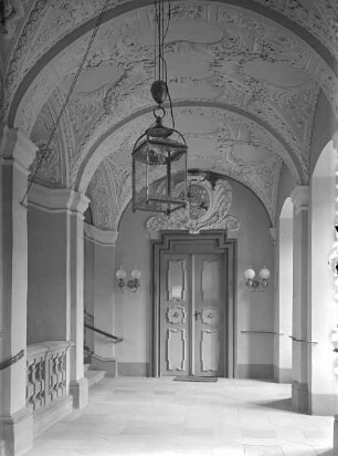 Neue Residenz — Schönbornbau — Eingangsflügel — Treppe 3