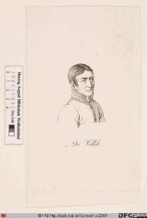 Bildnis Jean-Baptiste Guillaume Joseph, comte de Villèle