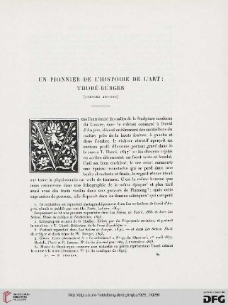 5. Pér. 11.1925: Un pionnier de l'histoire de l'art: Thoré-Bürger, [1]