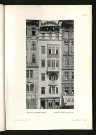 Tafel 5: Wohn- und Geschäftshaus in Wien