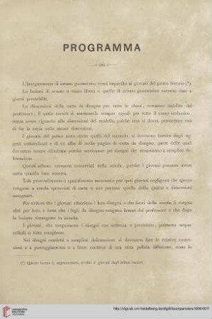Parte prima delle nozioni sulla pratica del disegno e delle forme e disposizioni degli ornamenti