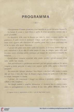 Parte prima delle nozioni sulla pratica del disegno e delle forme e disposizioni degli ornamenti