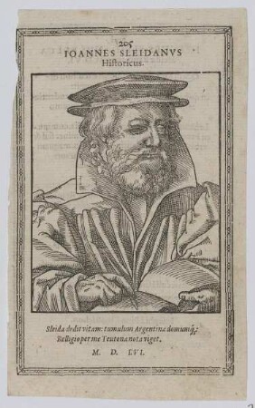 Bildnis des Ioannes Sleidanvs