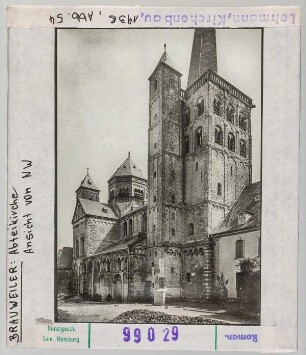 Brauweiler, Benediktinerklosterkirche: Aussenansciht von Nordwesten