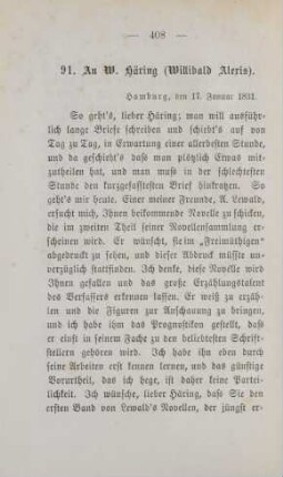 91. An W. Häring (Willibald Alexis)