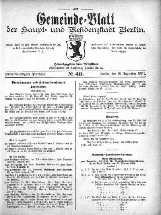 1901,50: No. 50, 15. Dezember 1901