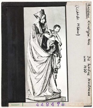 Breslau (Wrocław), Kunstgewerbemuseum: Schöne Madonna