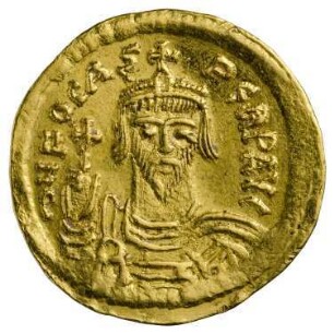 Münze, Solidus, 607 - 609