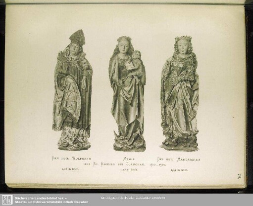 Der Heil. Wolfgang. Maria; Die Heil. Margaretha; Aus St. Egidien Bei Glauchau. 1510-1520