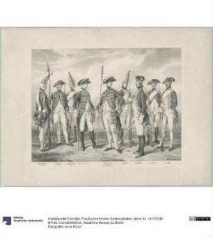 Preußische Armee: Gardesoldaten