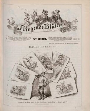 "Stoßseufzer eines Cavaleristen"