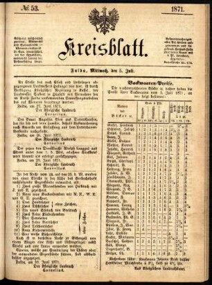 Ausgabe vom Mittwoch, den 05. Juli 1871.