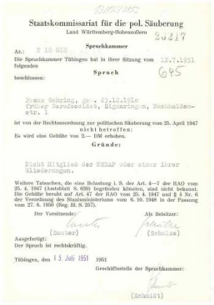 Gehring, Franz