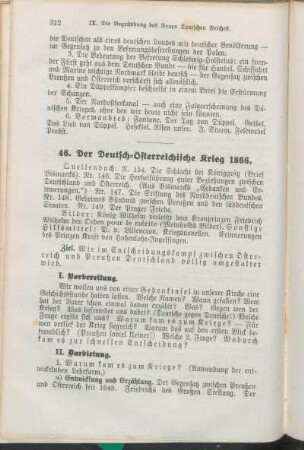46. Der Deutsch-Österreichische Krieg 1866.