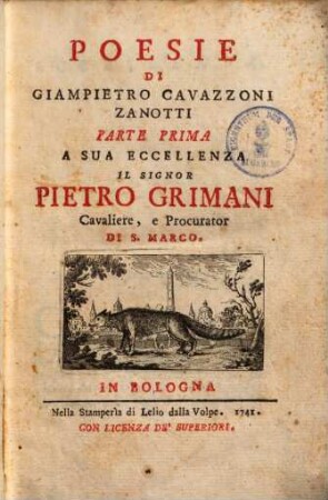 Poesie di G. Cavazzoni Zanotti, 1.