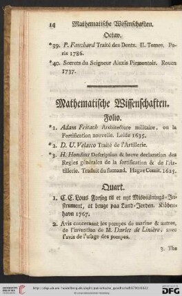 Mathematische Wissenschaften