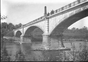 Neckarbrücke Gemmrigheim Ansicht vom 28.09.1927