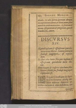 Discursus XIV.