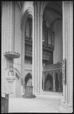 Meißen. Kanzel, Lettner und Orgel