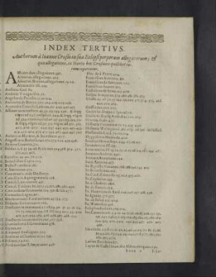 Index tertius.
