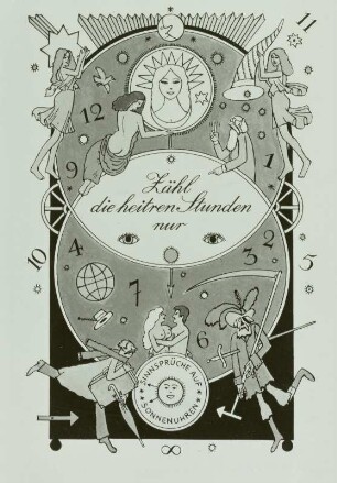 Illustration zu "Zähl die heiteren Stunden nur"