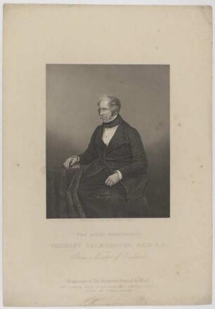 Bildnis des Viscount Palmerston