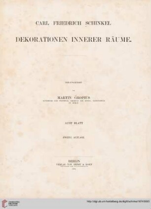 Dekorationen innerer Räume