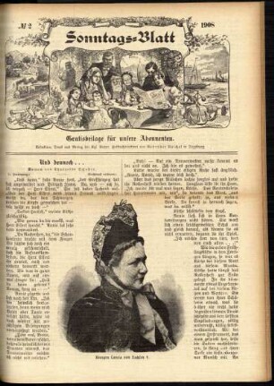 Ausgabe vom Sonntag, den 12. Januar 1908.