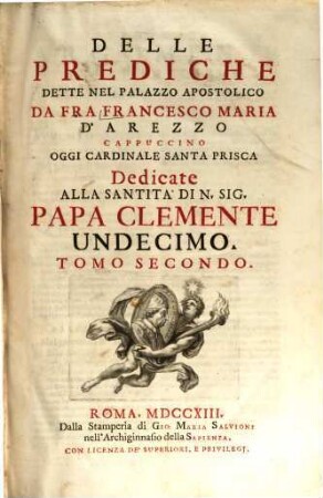 Delle prediche dette nel palazzo apostolico, 2