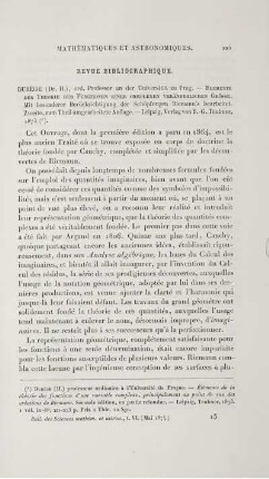 Revue Bibliographique.