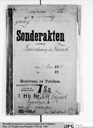 Bauordnung für Friesack