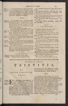 385-409, Titulus CXLIII. Tristitia. - Titulus CXLIV. Vanagloria.