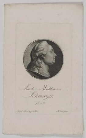 Bildnis des Jacob Matthaeus Schmuzer