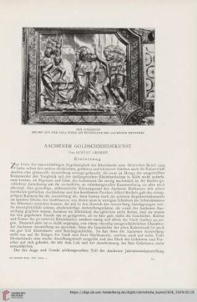 25: Aachener Goldschmiedekunst : Einleitung, [1]
