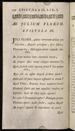 130-153, Epistola III.