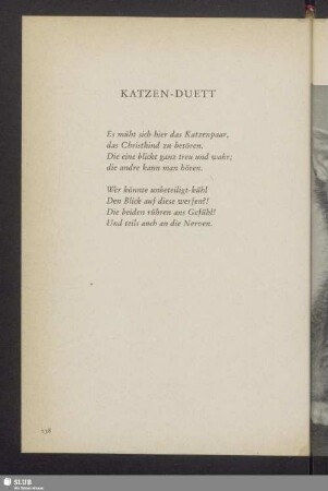Katzen-Duett