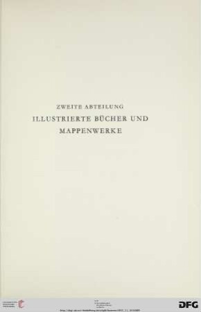 Illustrierte Bücher und Mappenwerke (Nr. 683-1224)