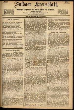 Ausgabe vom Mittwoch, den 02. September 1874.