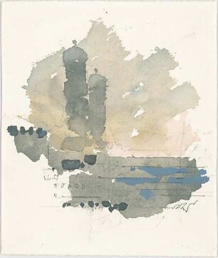 Döllgast, Hans; München; Bayern; Aquarellstudien - Stadtansichten