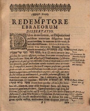 Gô'El had-dām sive de redemptore Ebraeorum