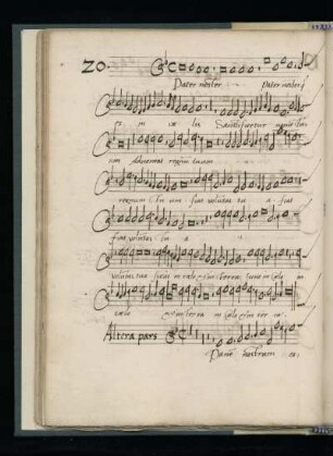 20. Pater noster