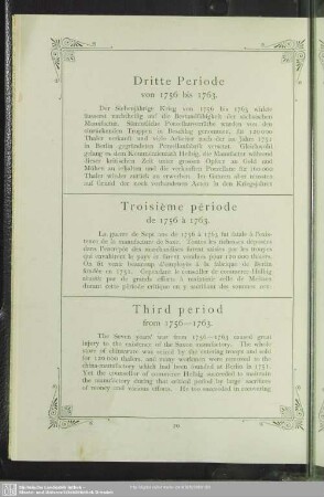 Dritte Periode von 1756 bis 1763