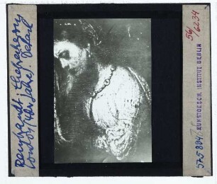 Rembrandt, Die Ehebrecherin (London NG 45) : Ausschnitt, Kopf der Frau