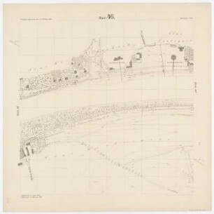 Elbstromkarte der Fluren Hosterwitz, Kleinzschachwitz und Laubegast, 1:2 000, Lithographie, 1880 : 46 : Flur Hosterwitz, Flur Kleinzschachwitz, Flur Laubegast. - Aufgen. 1878, Nachgetr. 1880. - 1:2 000. - Leipzig : Giesecke & Devrient , 1880. - 1 Kt. : Lithogr.