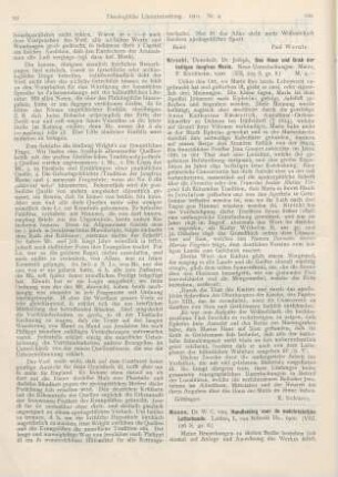 100-101 [Rezension] Manen, W. C. van, Handleiding voor de oudchristelijke Letterkunde